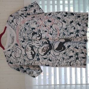 Popeye The Sailor Short Sleeve T-Shirt, Size: L